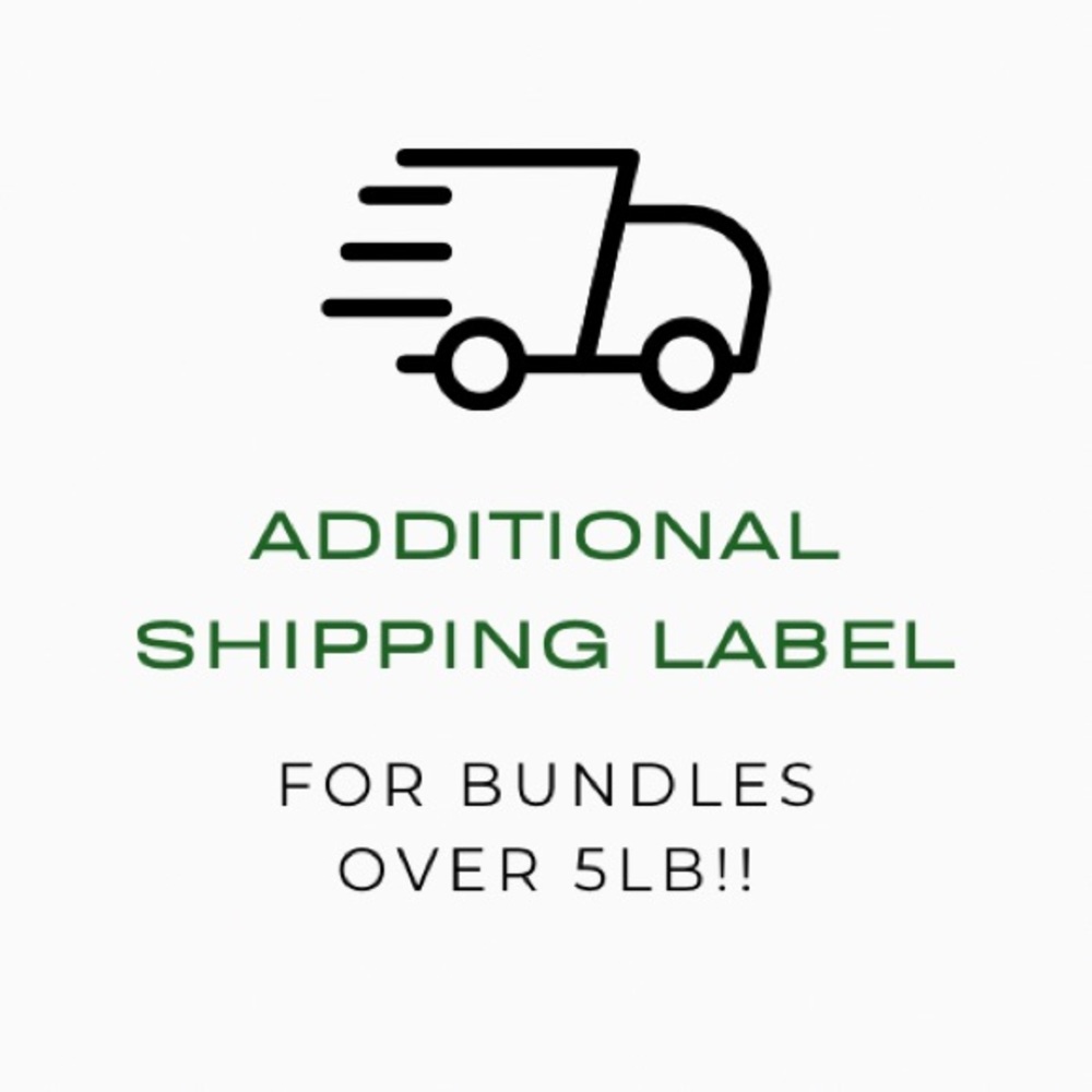 ALL PURCHASES OVER 5 LBS - YOU NEED TO PURCHASE AN ADDITIONAL SHIPPING L…